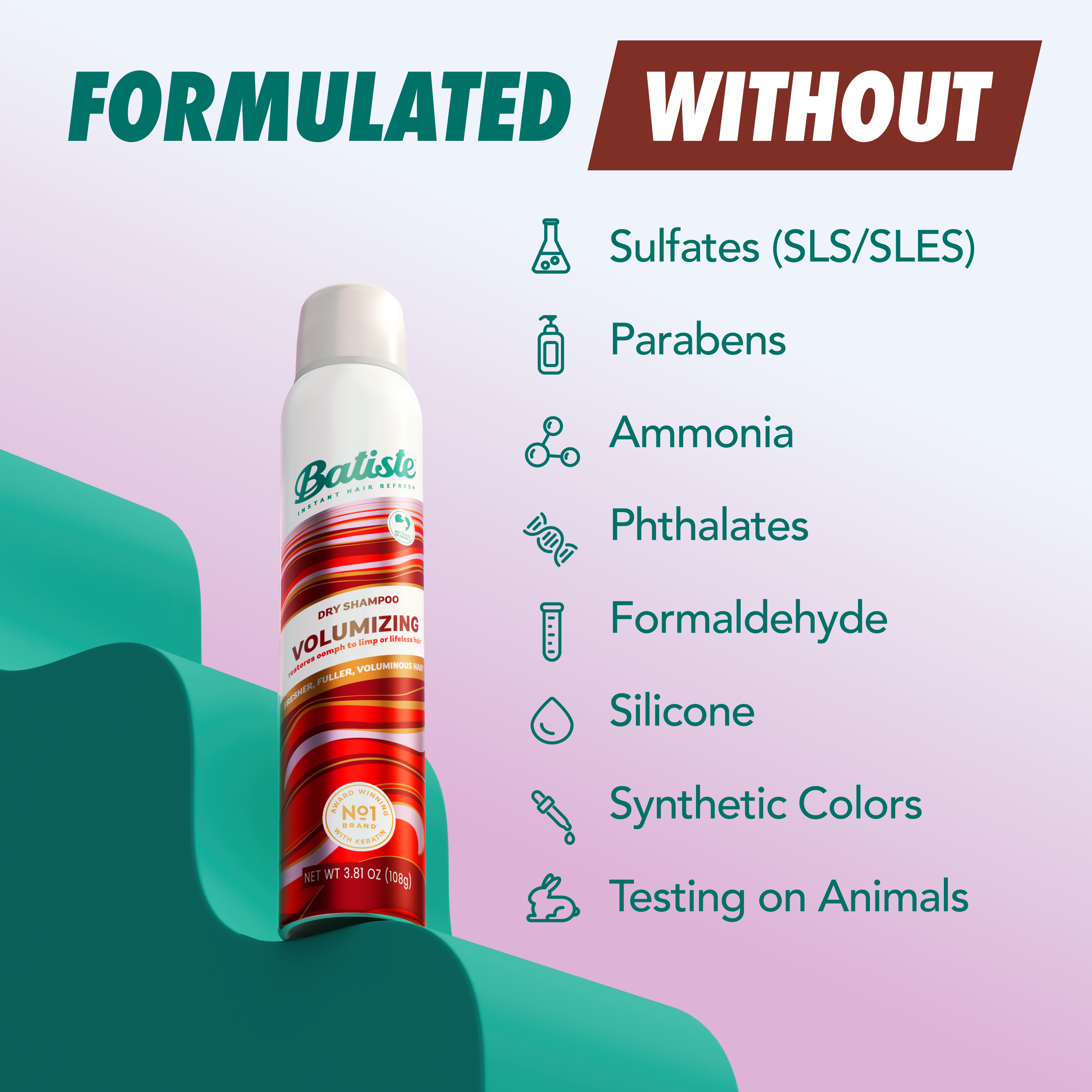 Batiste Dry Shampoo Volumizing 3.81 oz.(108g) detail 2