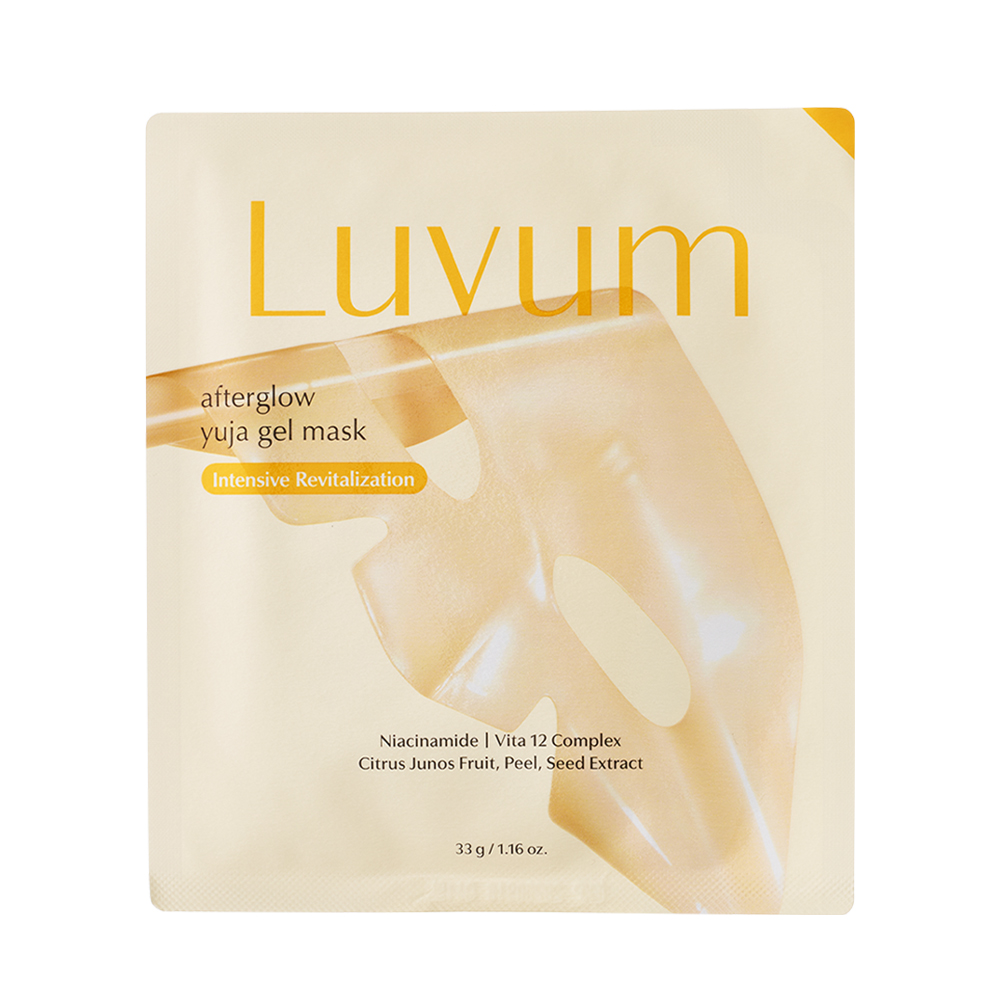 Luvum Afterglow Yuja Gel Mask Sheet 1.16 oz.(33g) x 5ea - Image 2 of 2