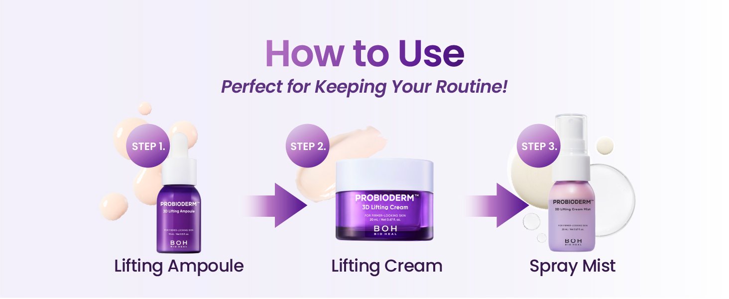 BIOHEAL BOH Probioderm 3D Lifting Travel Kit 1.84 fl. oz.(55ml) detail 7