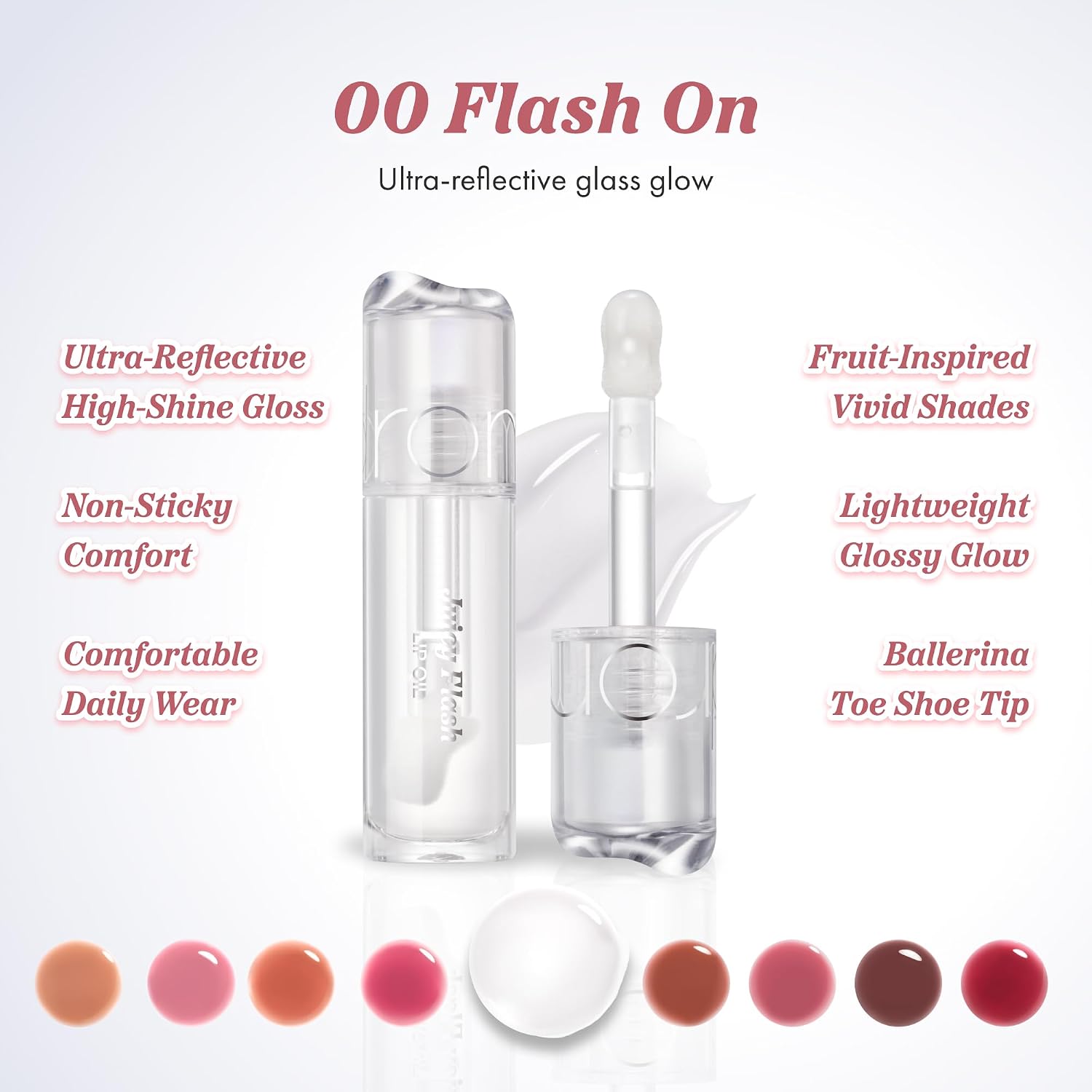 [9colors] rom&nd Juicy Flash Lip Oil 0.17 oz.(4.5g) - Image 3 of 15
