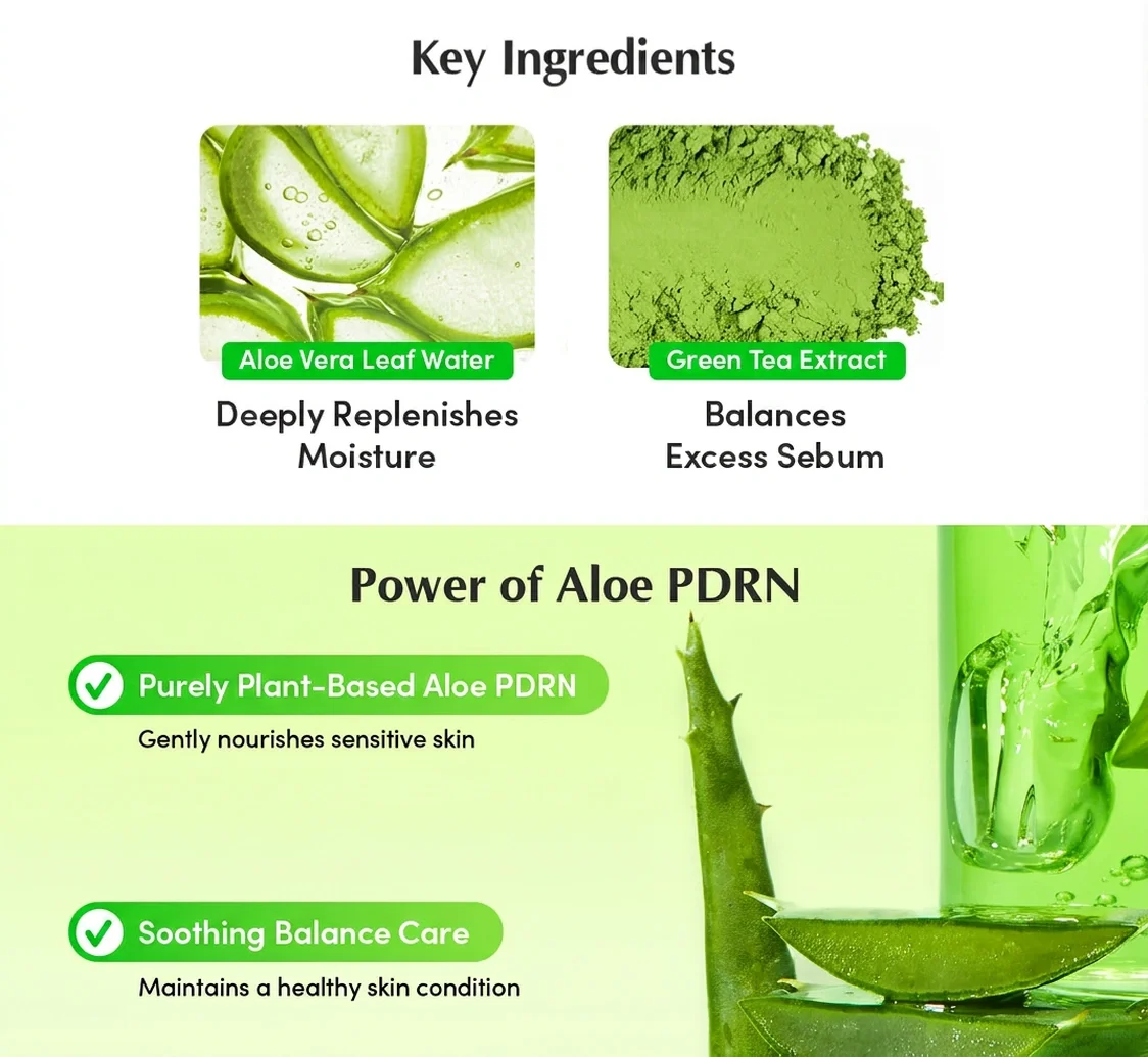 EQQUALBERRY Aloe PDRN Calming Toner 5.07 fl. oz.(150ml) detail 4