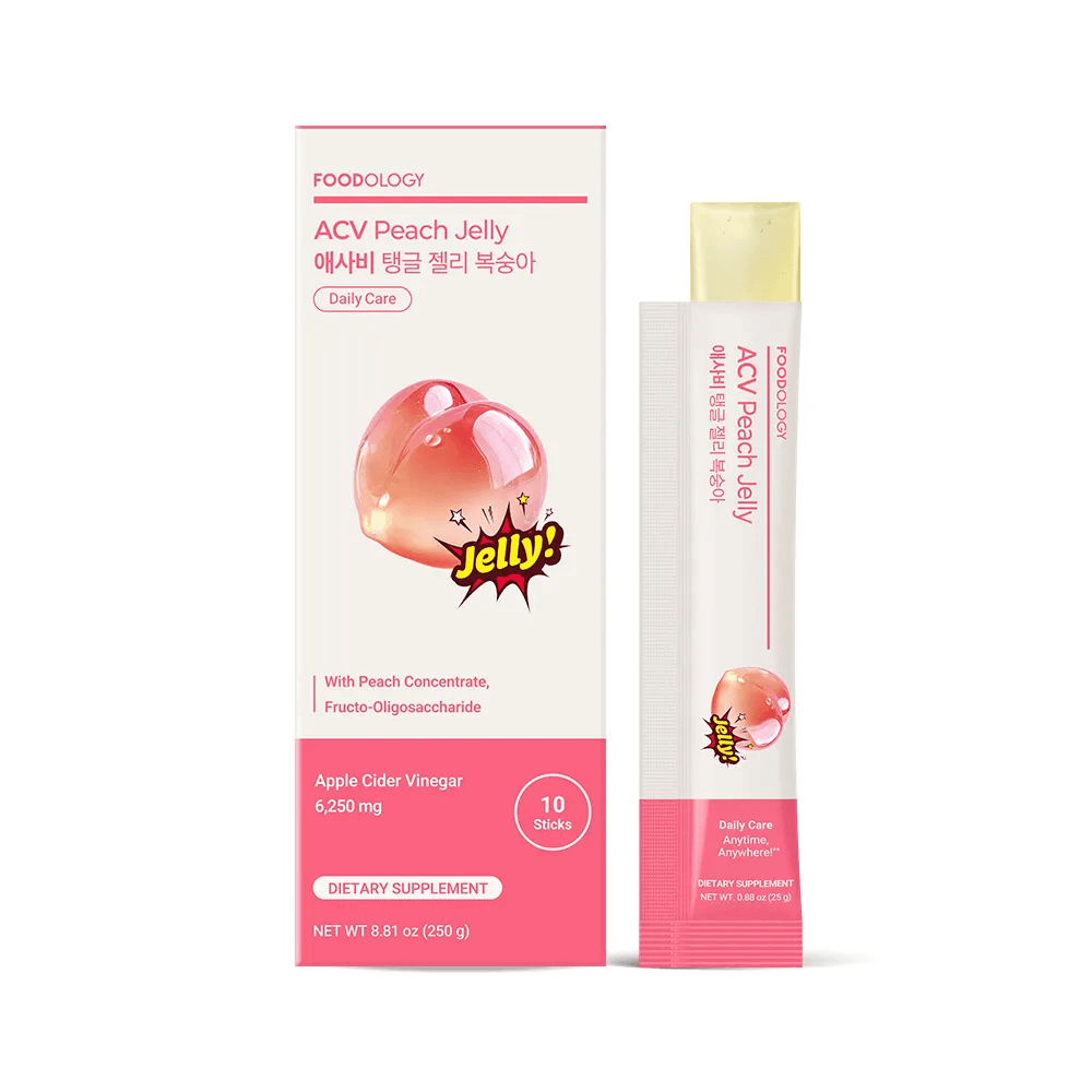 [2flavors] FOODOLOGY Acv Jelly 0.88 oz.(25g) x 10ea detail 2