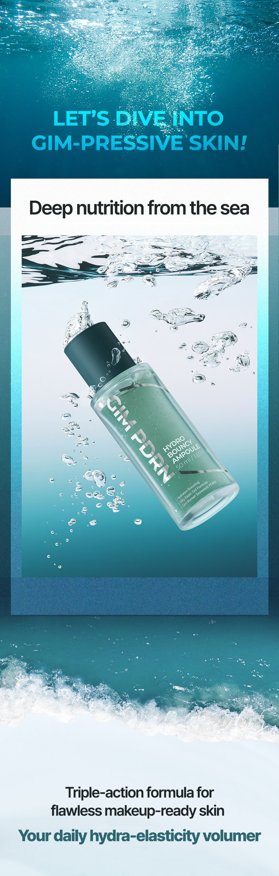 Isntree Gim PDRN Hydro Bouncy Ampoule 1.69 fl. oz.(50ml) detail 2