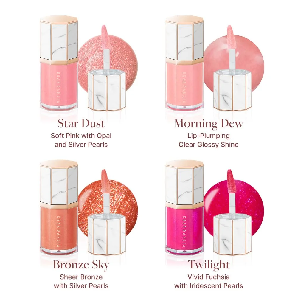 [4colors] DEAR DAHLIA Paradise Aurora Shine Lip Treatment 0.21 fl. oz.(6.5ml) detail 4
