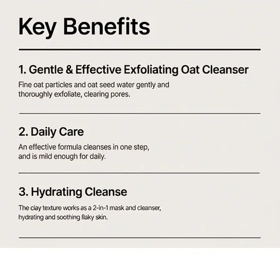 PURITO SEOUL Oat In Gentle Exfoliating Face Cleanser 5.07 fl. oz.(150ml) detail 3