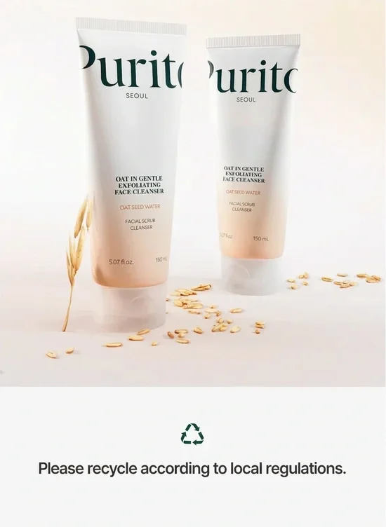 PURITO SEOUL Oat In Gentle Exfoliating Face Cleanser 5.07 fl. oz.(150ml) detail 11