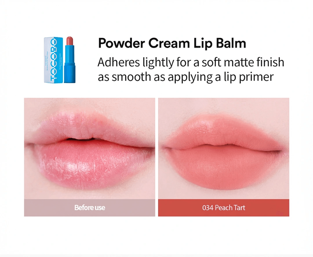[3colors] TOCOBO Powder Cream Lip Balm 0.12 oz.(3.5g) detail 4