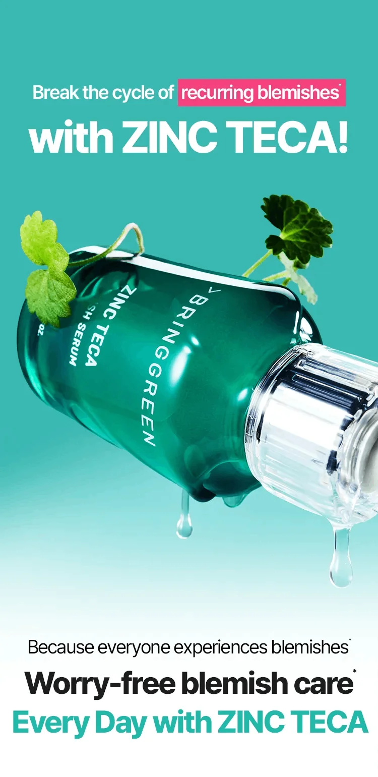 BRING GREEN Zinc Teca Blemish Serum 0.84 fl. oz.(25ml) detail 3