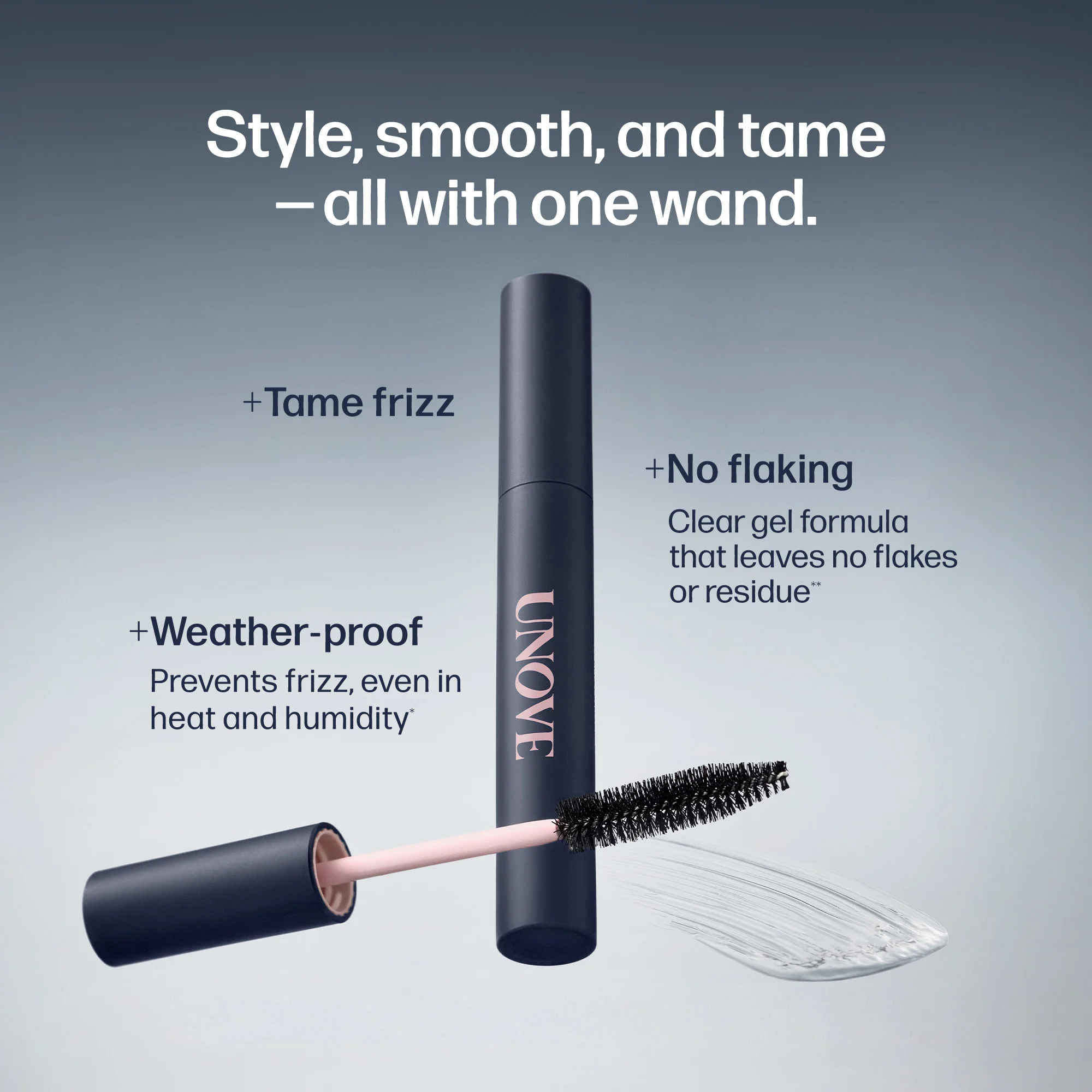 UNOVE Frizz-calming Sleek Hair Finishing Stick Blush Musk 0.3 fl. oz.(10ml) detail 2
