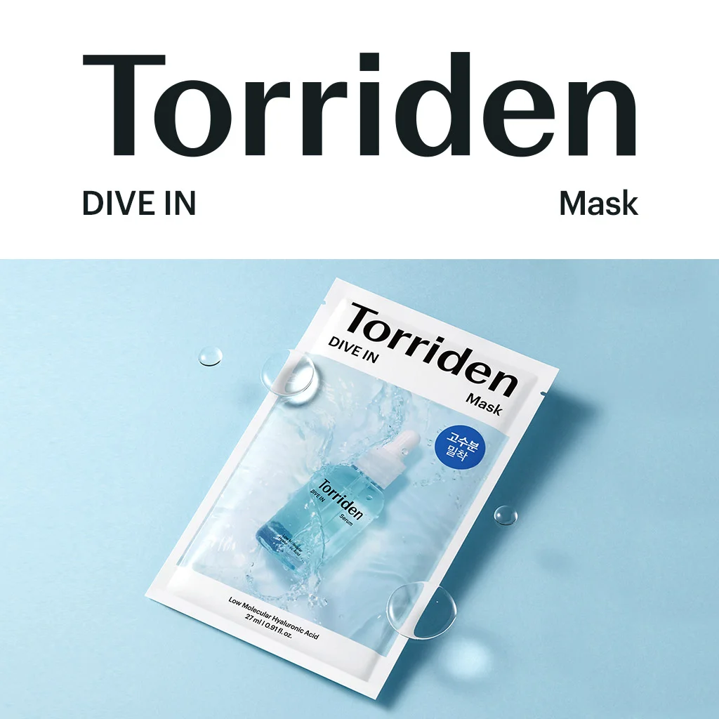 Torriden Dive-in Low Moleculular Hyaluronic Acid Mask Sheet 1ct 0.91 fl. oz.(27ml) detail 1