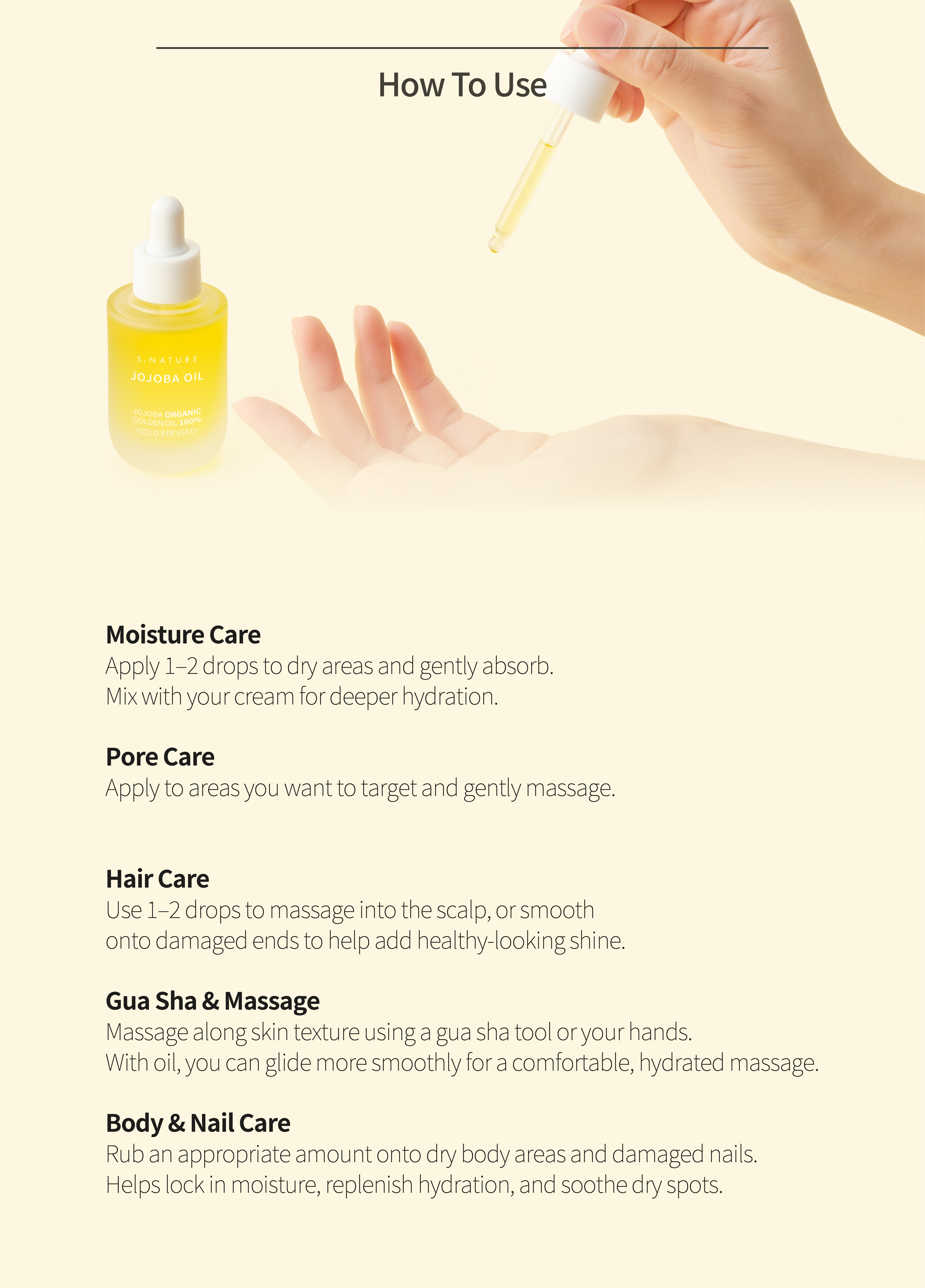 S.NATURE Jojoba Oil 1.01 fl. oz.(30ml) detail 3