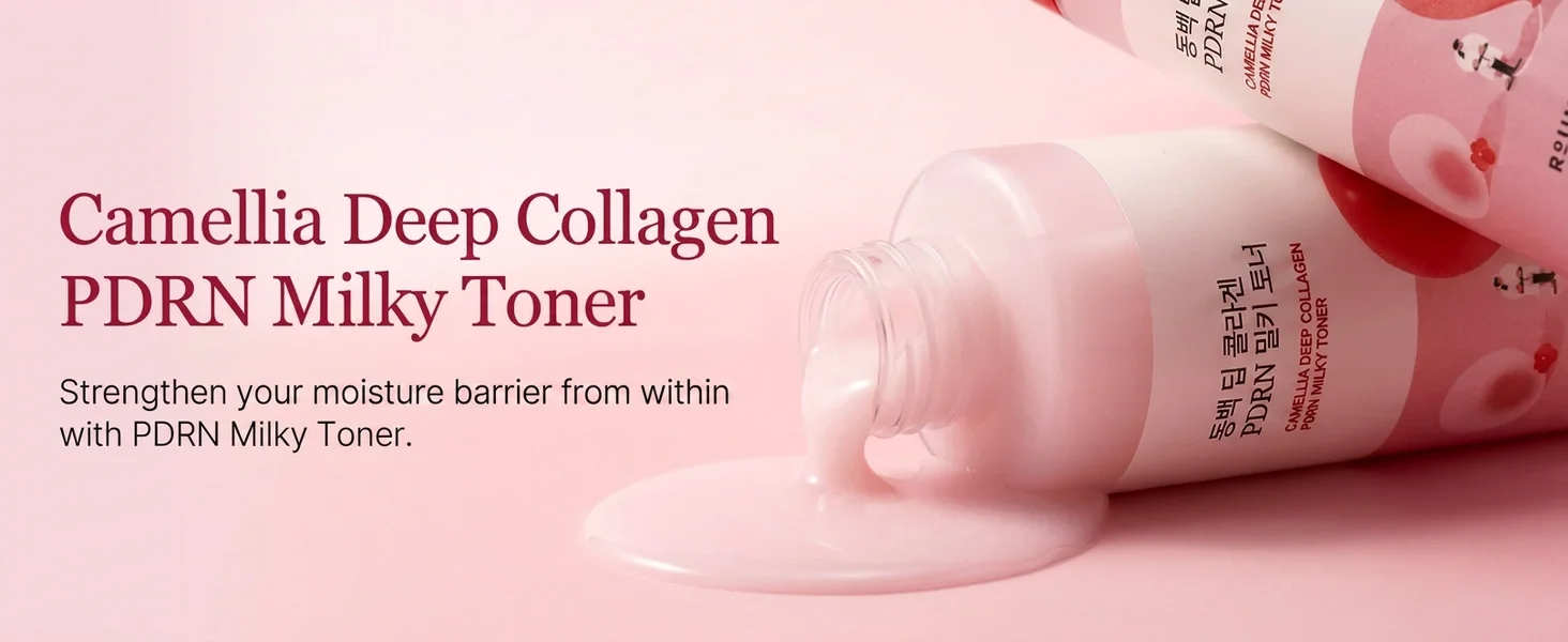 ROUND LAB Camellia Deep Collagen PDRN Milky Toner 5.07 fl. oz.(150ml) detail 1