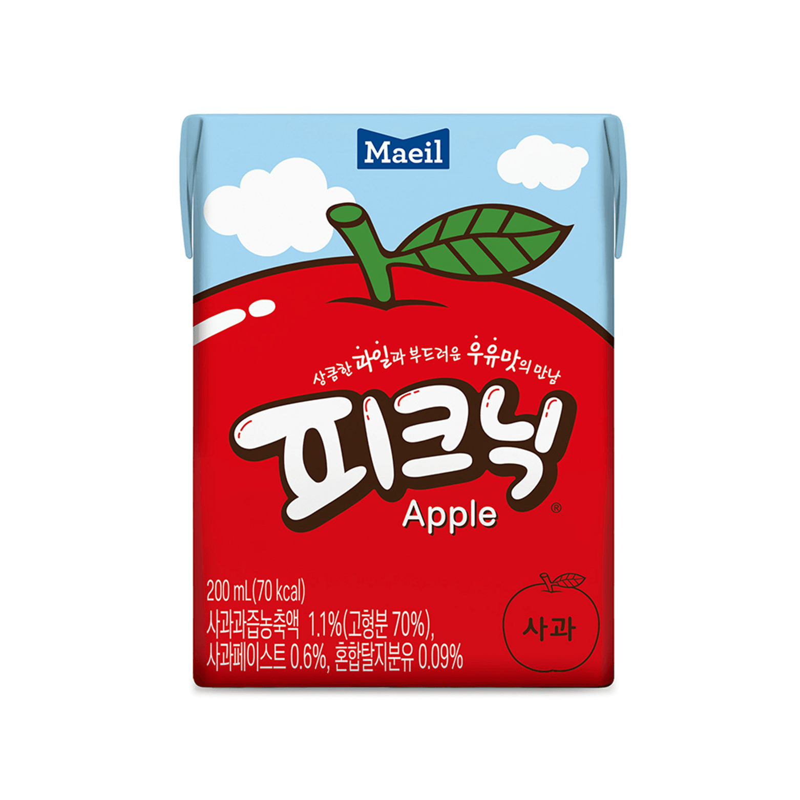 Picnic Apple Flavor Drink 6.76 fl. oz.(200ml) detail 1