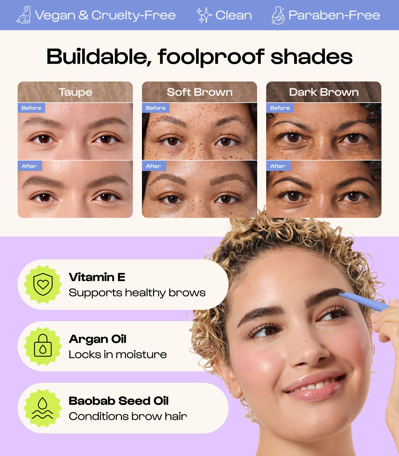 [3colors] Alleyoop Swift Brow Shape + Fill Brow Pencil 0.007 oz.(0.2g) detail 3