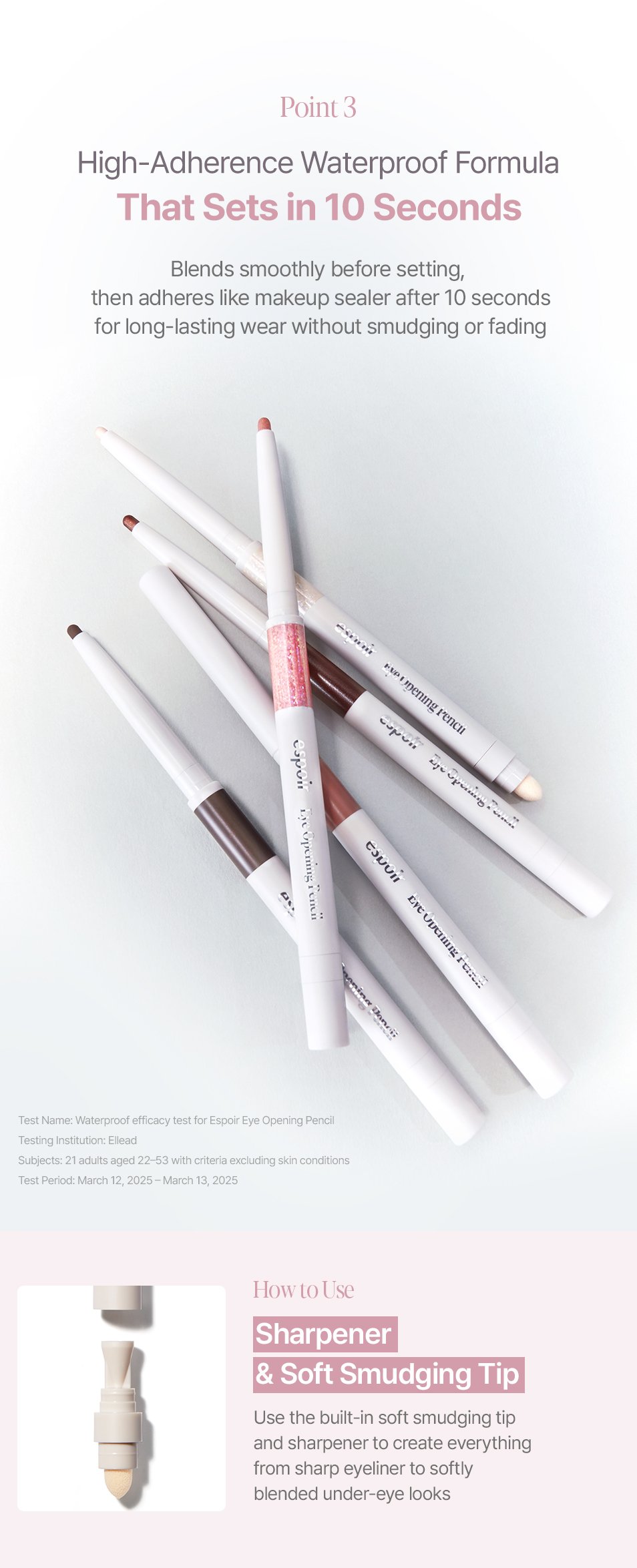 [5colors] espoir Eye Opening Pencil 0.01 oz.(0.3g) detail 6