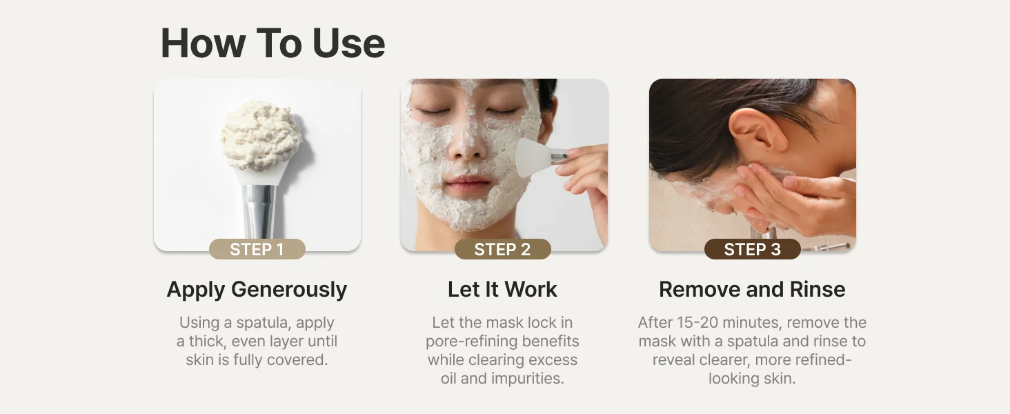 RETURNITY Yulmu Skinclean Mask 4.23 oz.(120g) detail 3