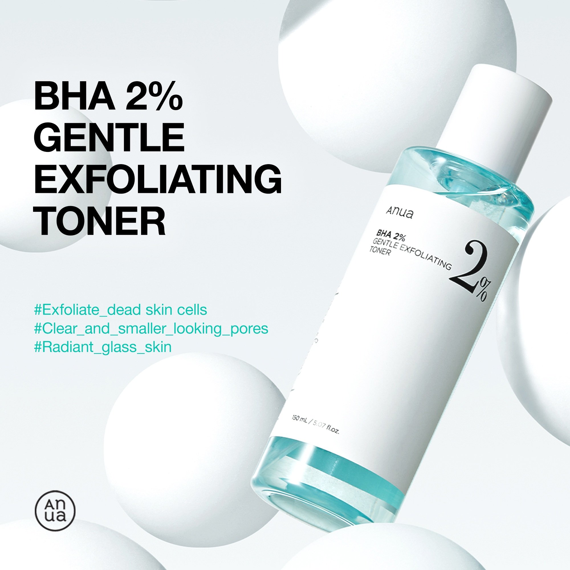 Anua Bha 2% Gentle Exfoliating Toner 5.07 fl. oz.(150ml) detail 1