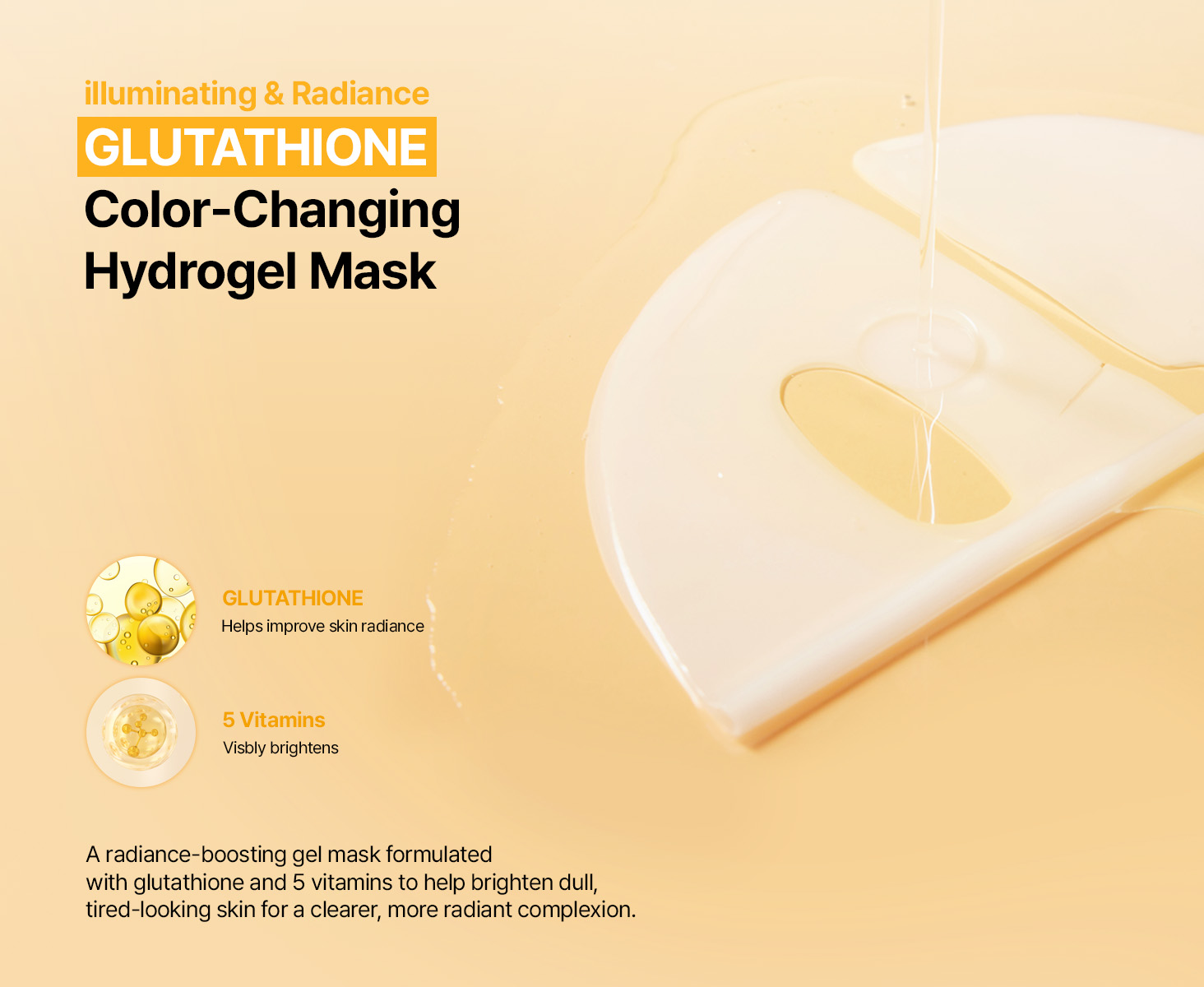 Holika Holika The Real Glutathione Gel Mask 1.23 oz.(35g) | OLIVE