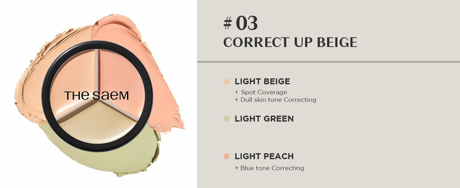 [5colors] THE SAEM Cover Perfection Triple Pot Concealer detail 7