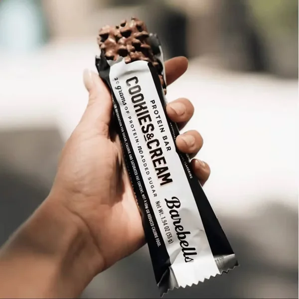 BAREBELL Protein Bar Cookies & Cream Net Wt 1.9 oz.(55g) detail 2