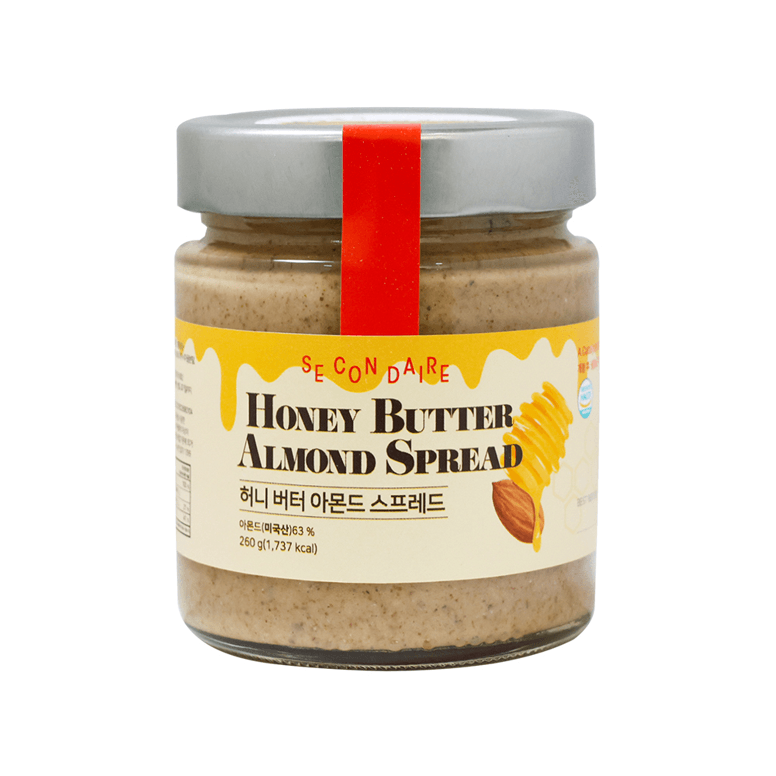 SECONDAIRE Honey Butter Almond Spread 9.17 oz.(260g) detail 1