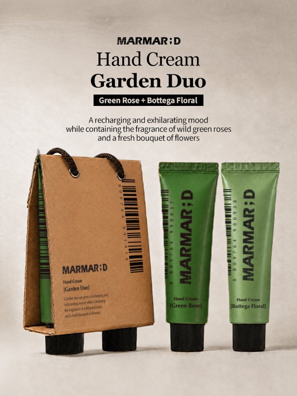 MARMAR;D Garden Duo Set (Green Rose + Bottega Floral 1.69 fl. oz.(50ml)) x 2ea detail 2