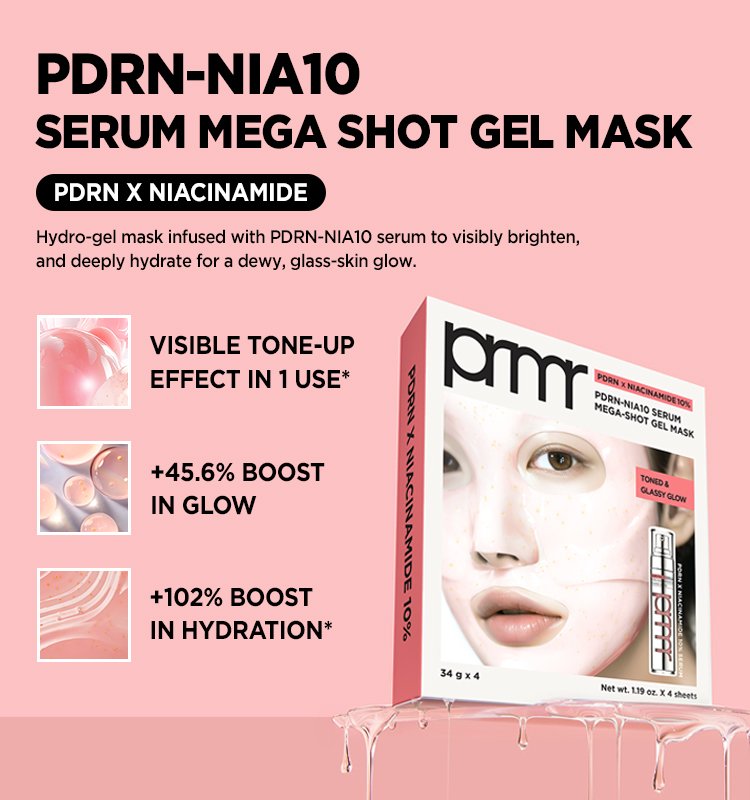 prmr PDRN-NIA10 Mega Shot Gel Mask 5 Sheets 1.19 oz.(34g) detail 1