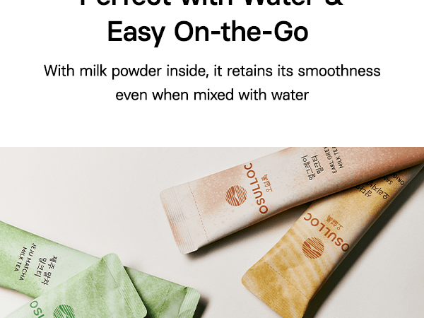 OSULLOC Jeju Matcha Milk Tea 0.7 oz.(20g) x 10ea detail 5