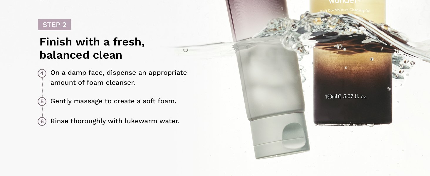 HARUHARU WONDER Complete Cleansing Duo Set (Cleansing Oil 5.07 fl. oz.(150ml) + Cleansing Gel 3.38 fl. oz.(100ml)) detail 3