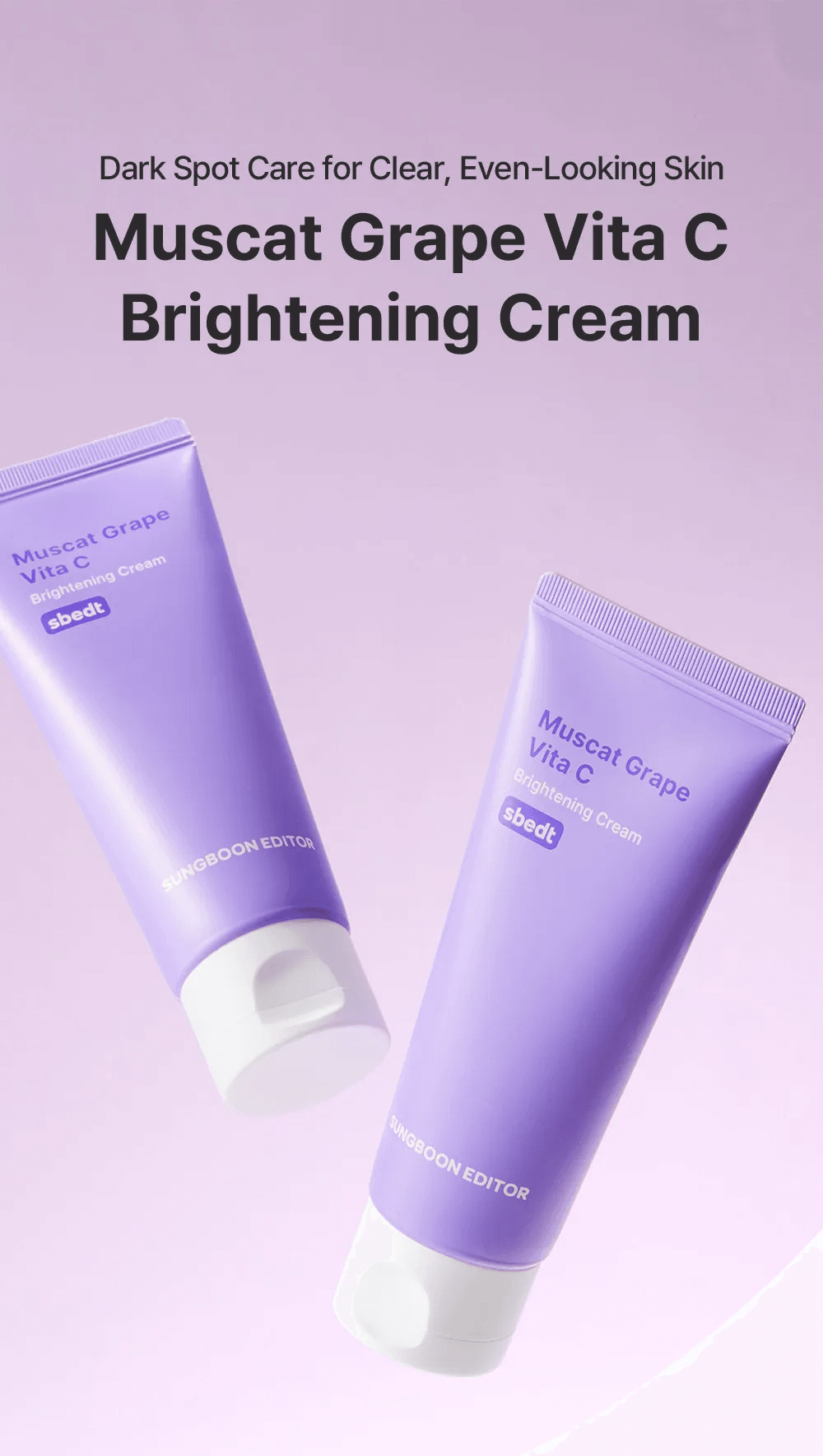 SUNGBOON EDITOR Muscat Grape Vita C Brightening Cream 1.69 fl. oz.(50ml) detail 2