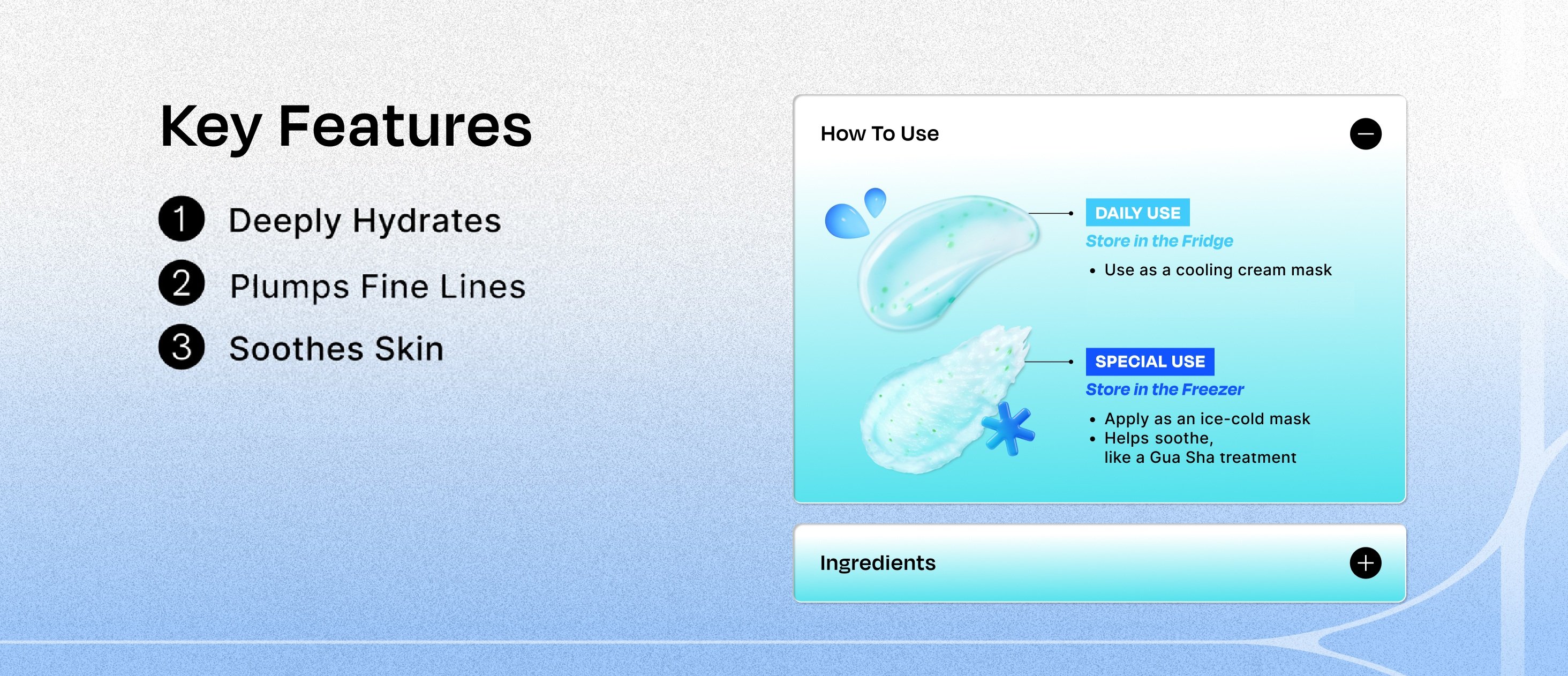 Celladix Hyaluronic Frozen Mask 0.18 oz.(5g) x 9ea detail 5