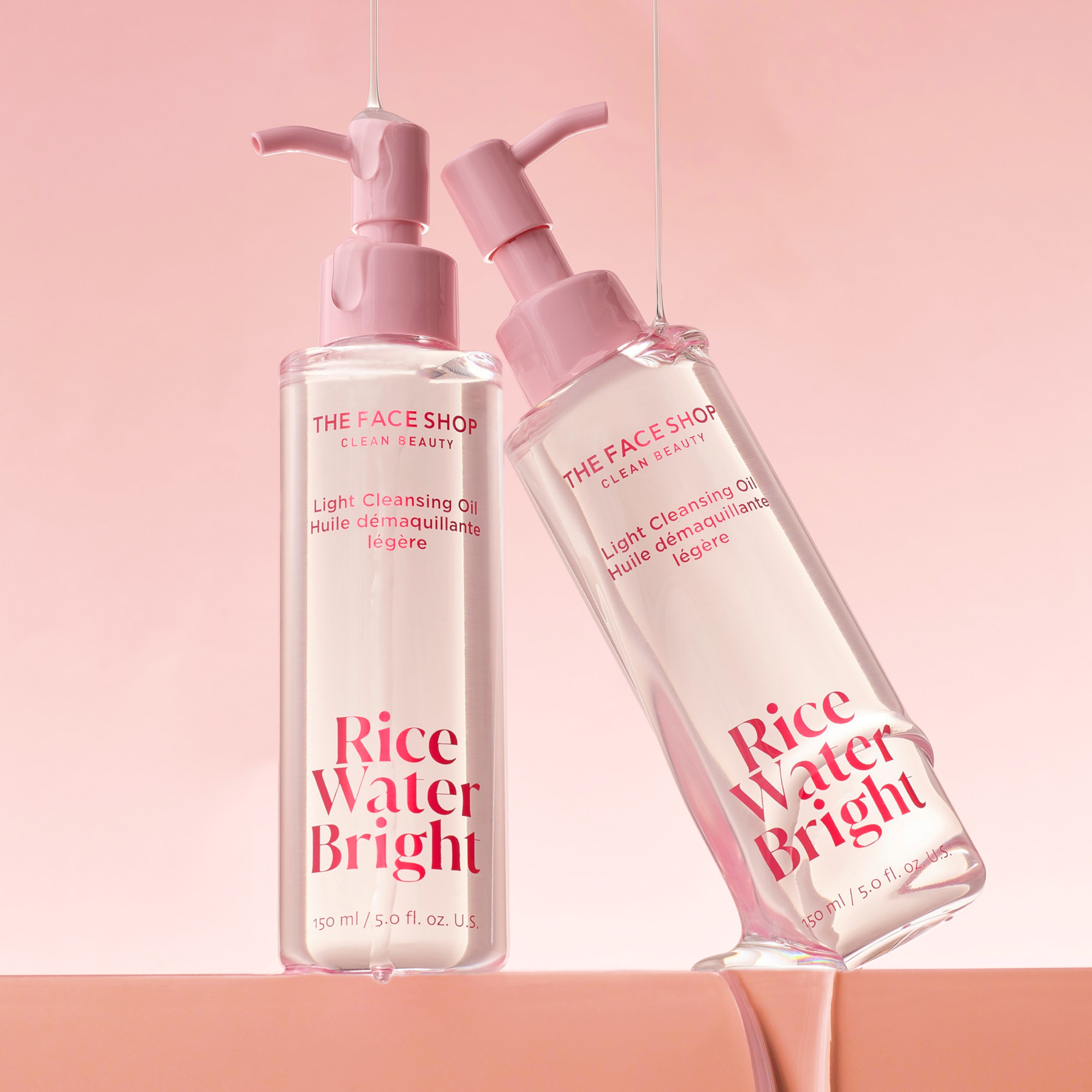 THE FACE SHOP Rice Water Bright Light Cleansing Oil 5.0 fl. oz.(150ml) - Image 3 of 3