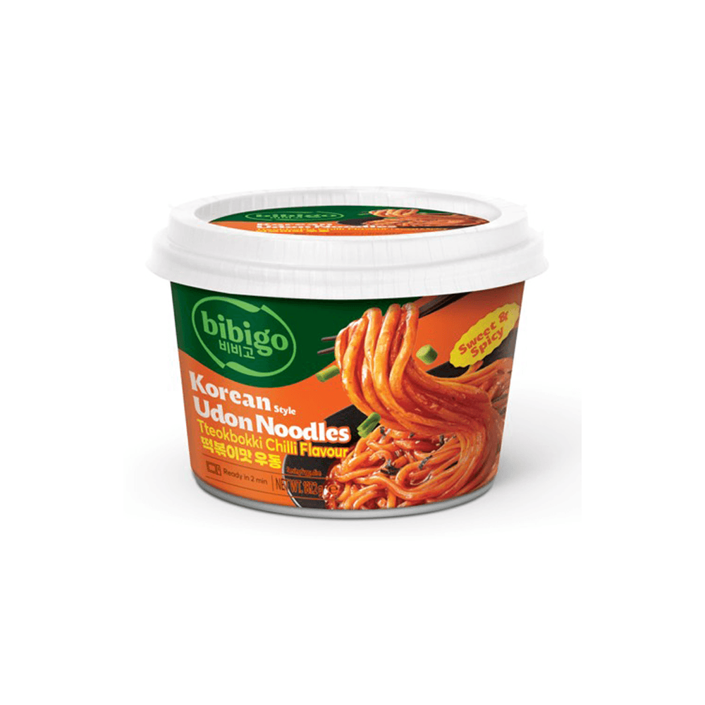 CJ Bibigo K-udon Cup Tteokbokki Flavor 6.6 oz.(187.2g) detail 1