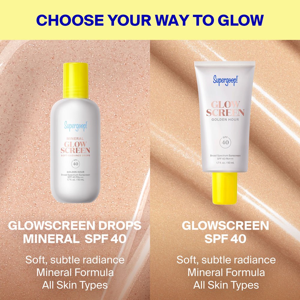 Supergoop! Mineral Glowscreen Soft-radiance Drops SPF 40 1.7 fl. oz.(50ml) Sunrise detail 4