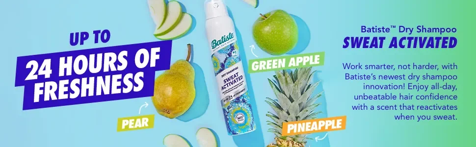 Batiste Dry Shampoo, Sweat Activated With Sweat Absorbing Technology, Mini 1.06 oz. (30g) detail 2