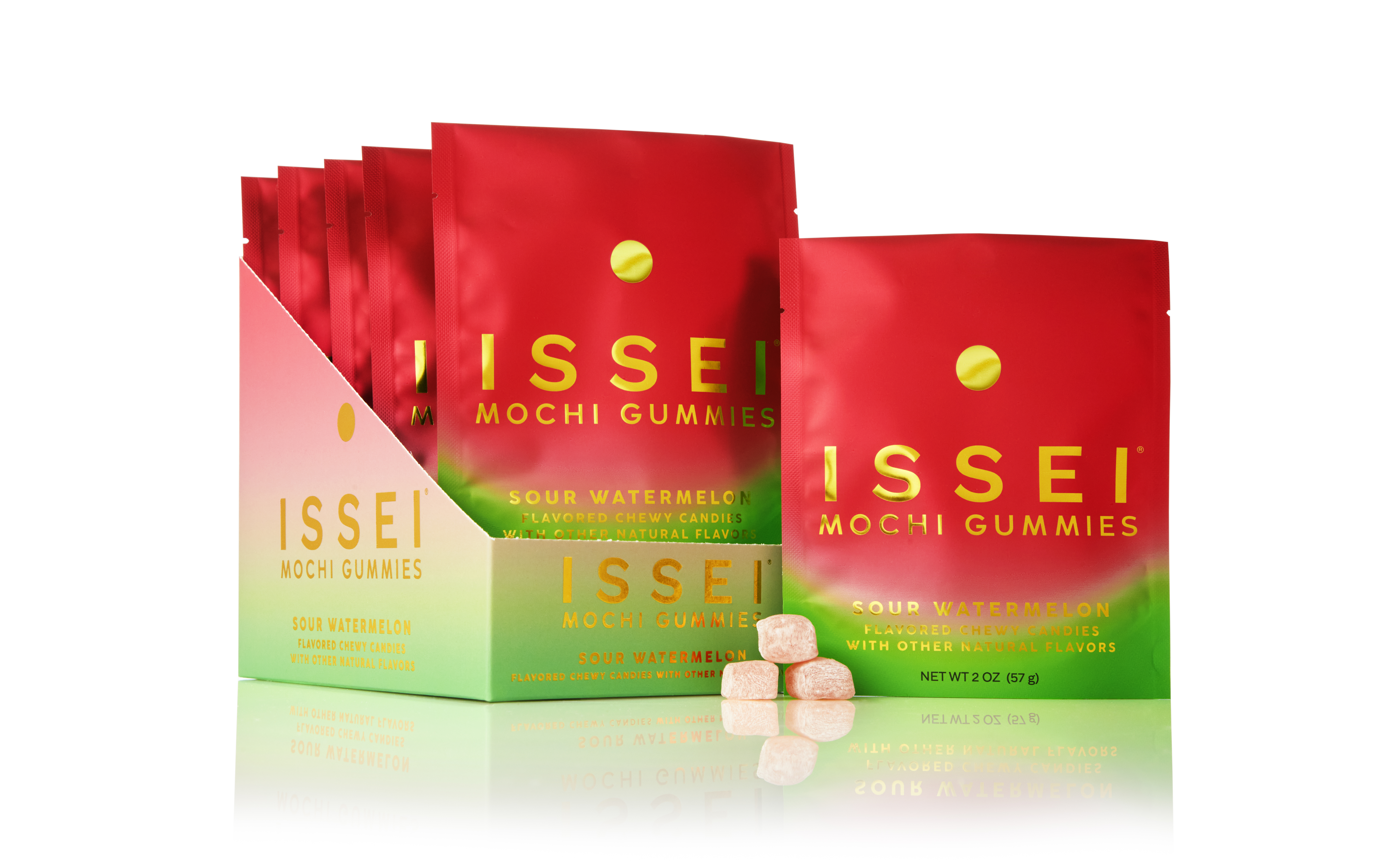 3flavors] Issei Sour Mochi Gummies 2 oz.(57 g) | OLIVE YOUNG US