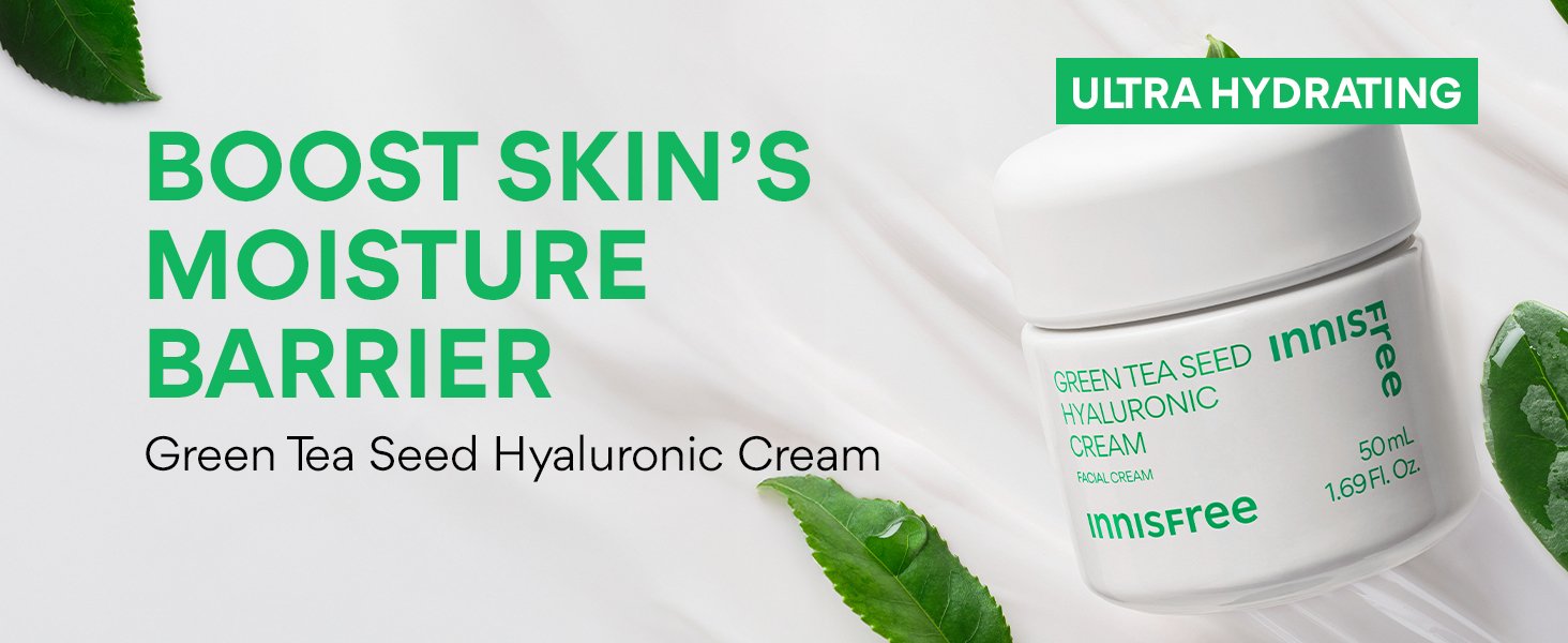 innisfree Green Tea Seed Hyaluronic Cream 1.69 fl. oz.(50ml) detail 1