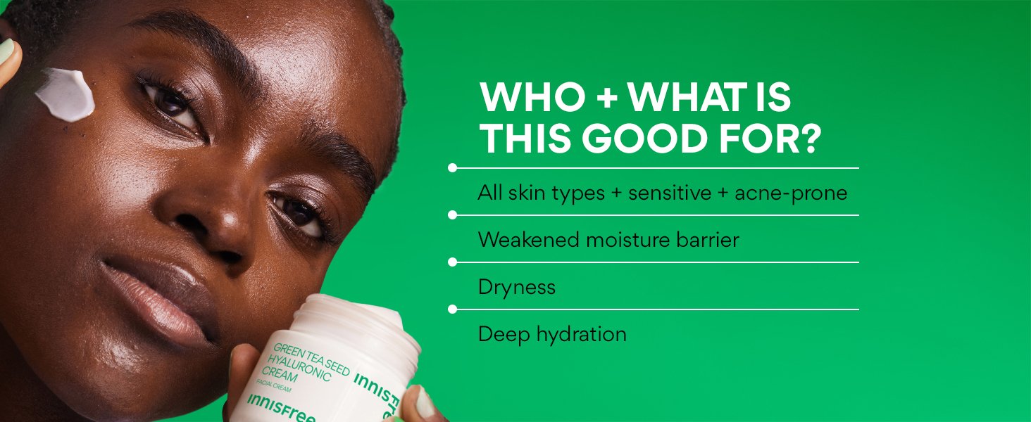 innisfree Green Tea Seed Hyaluronic Cream 1.69 fl. oz.(50ml) detail 2