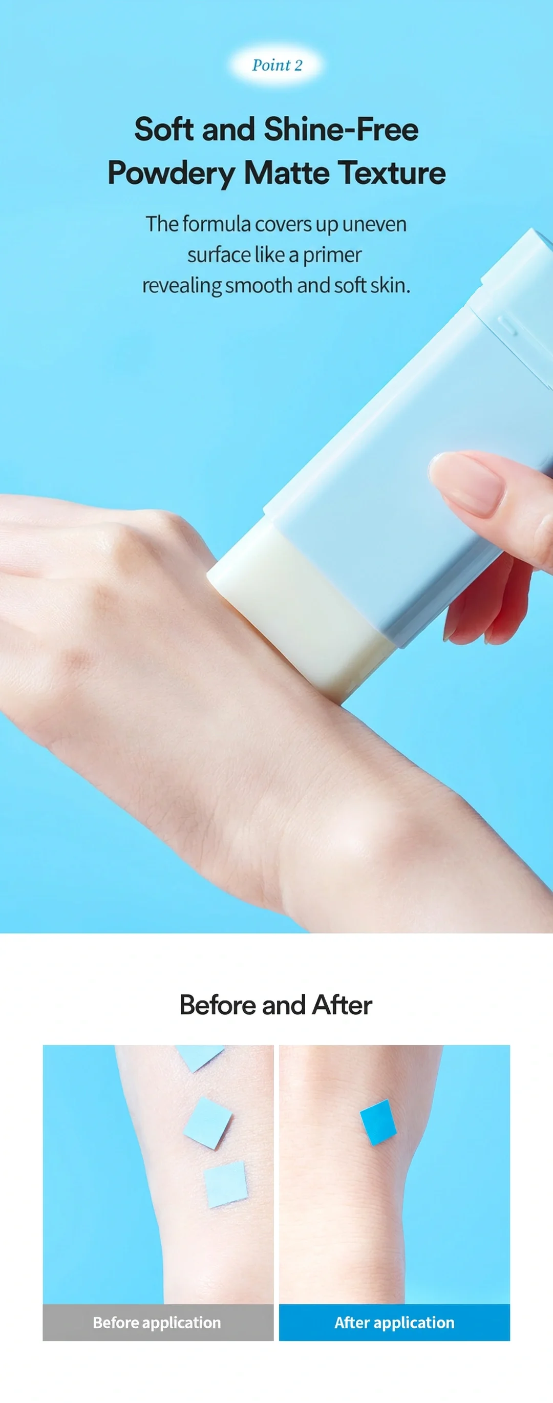 TOCOBO Cotton Airy Sun Stick 0.67 oz.(19g) detail 2