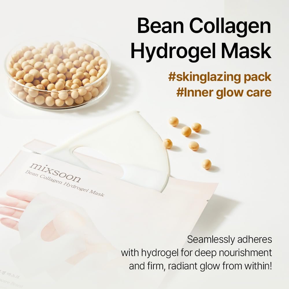 mixsoon Bean Collagen Hydrogel Mask 1.23 fl. oz.(35g) x 1ea detail 1