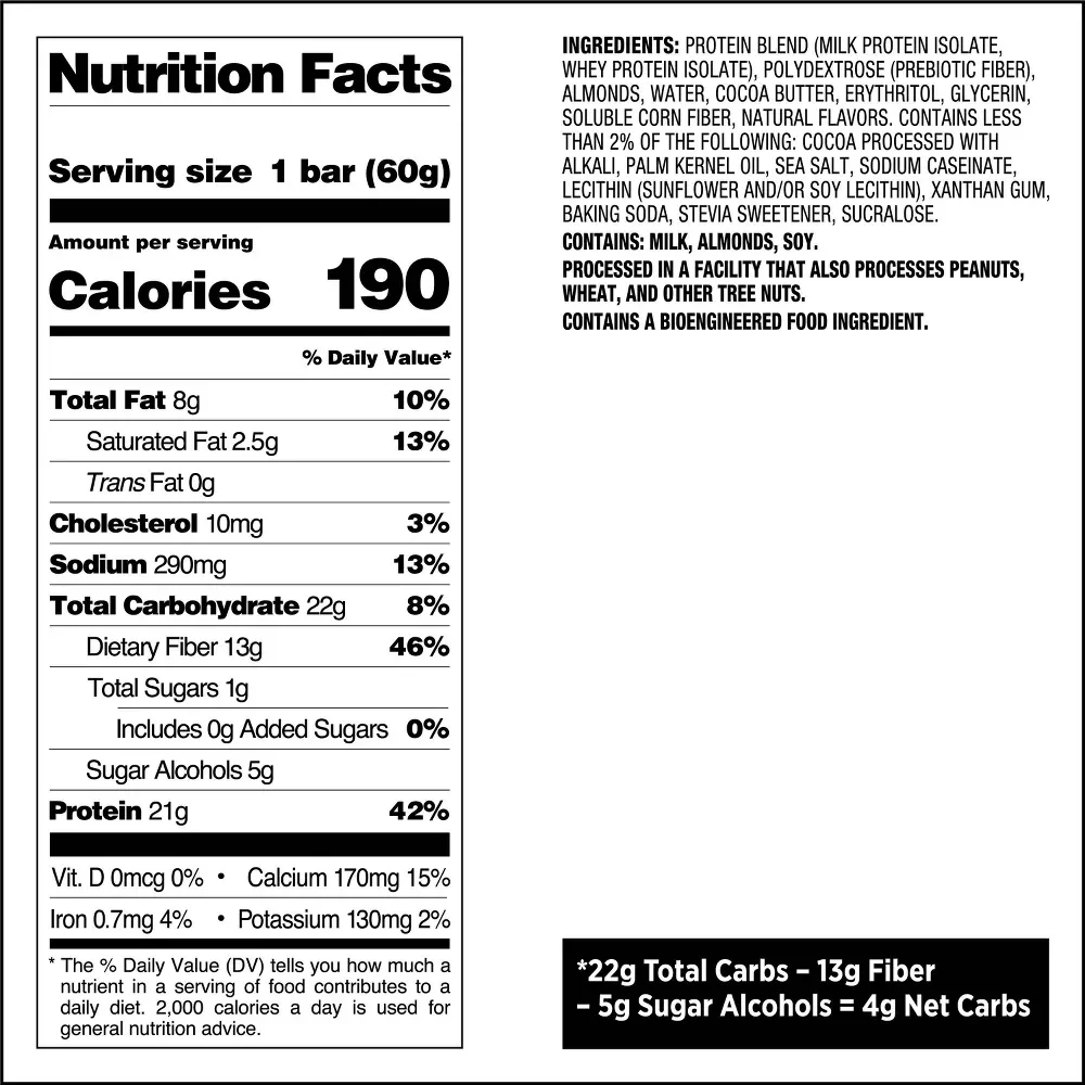 Quest Protein Bars Birthday Cake Net Wt 2.12 oz.(60g) detail 6