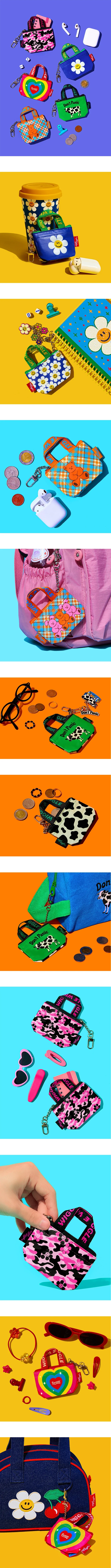 [4types] wiggle wiggle Mini Tarpaulin Bag Keyring detail 2