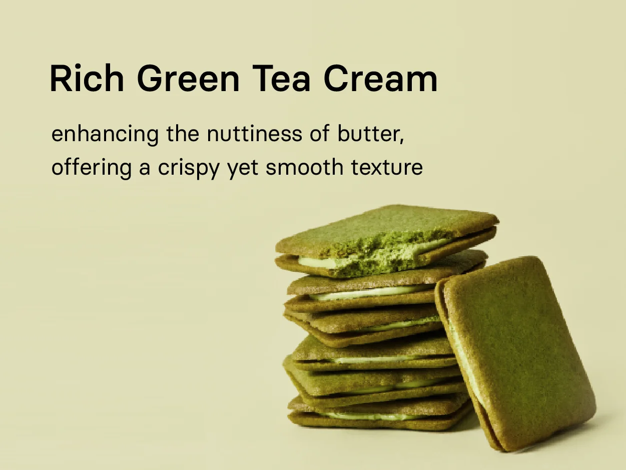 OSULLOC Green Tea Langue De Chat 0.35 oz.(10g) x 10ea detail 4
