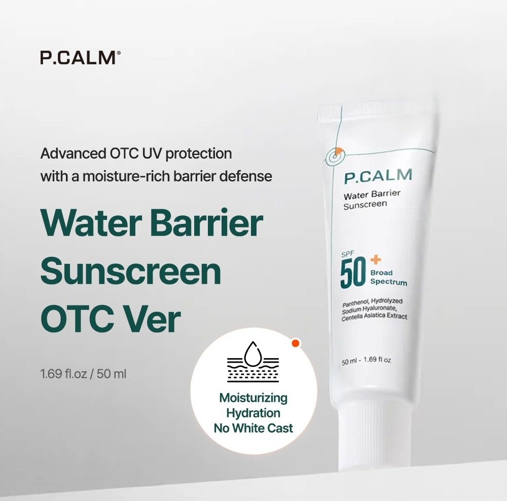 P.CALM Water Barrier Sun Cream 1.69 fl. oz.(50ml) detail 1