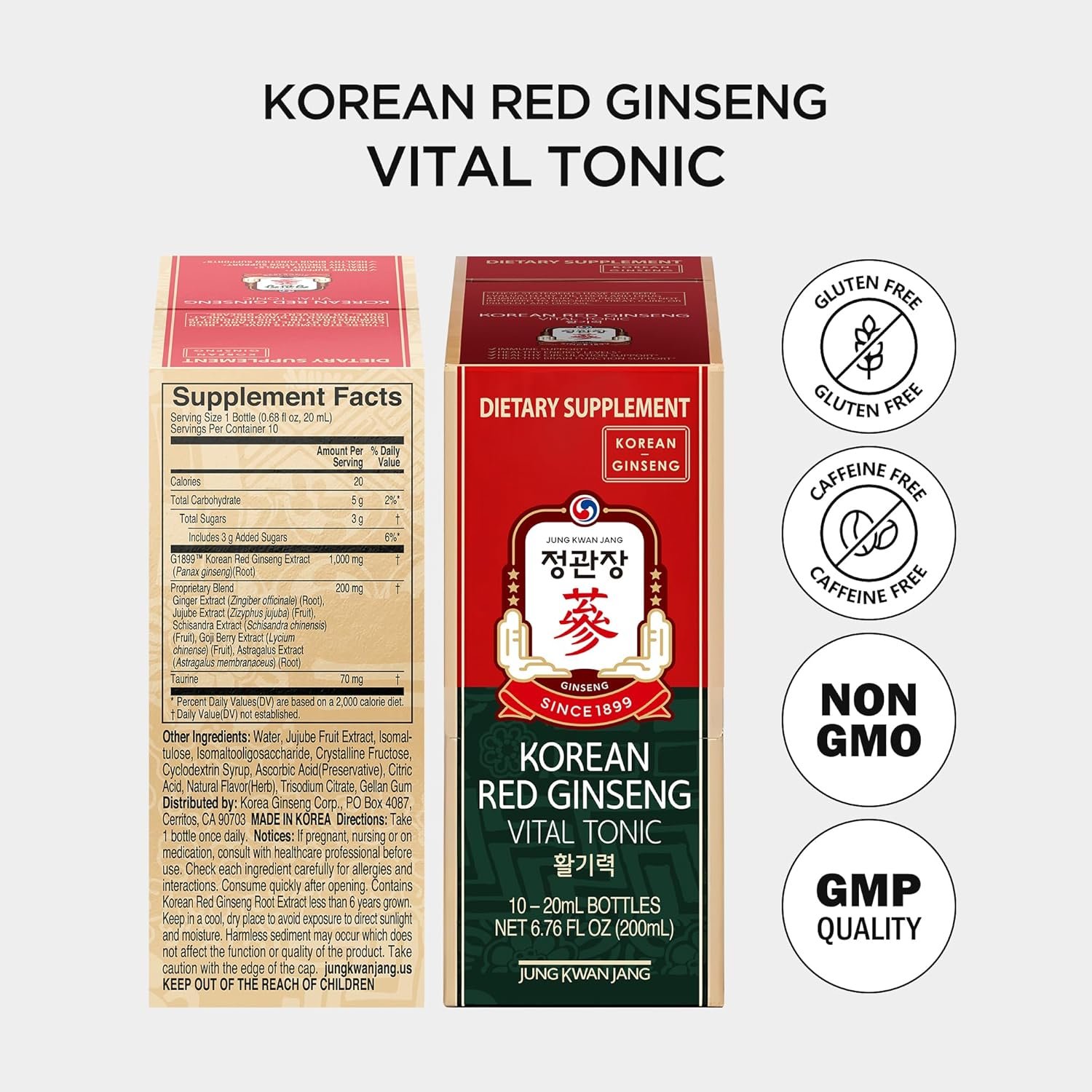 JUNG KWAN JANG Vital Tonic 0.68 fl. oz.(20ml) x 10ea detail 6