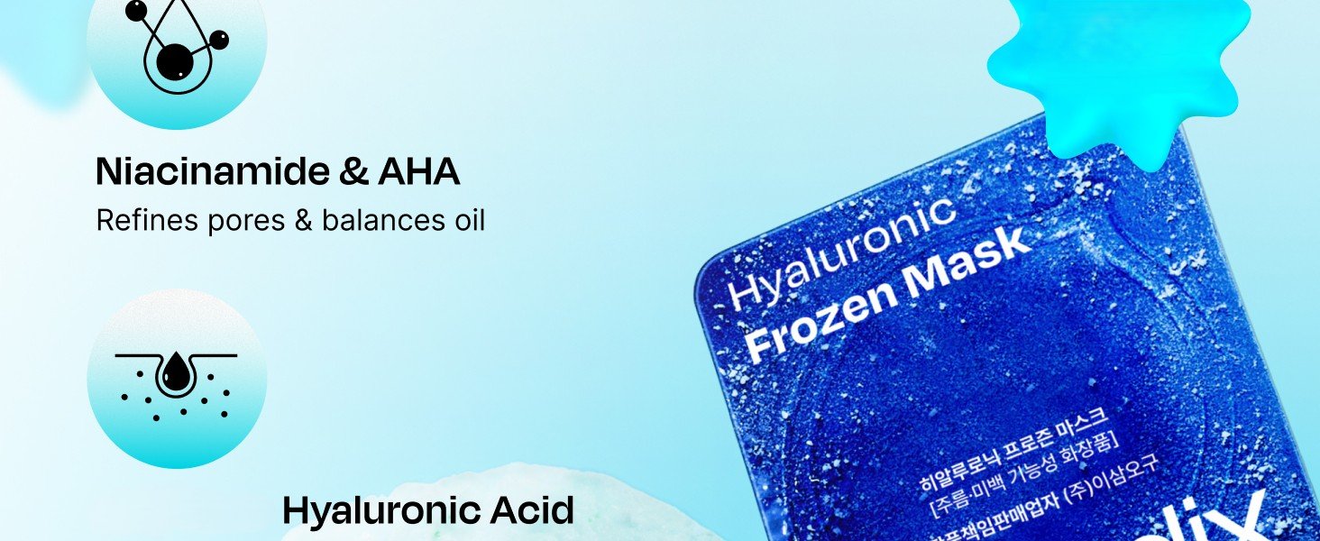 Celladix Hyaluronic Frozen Mask 0.18 oz.(5g) x 9ea detail 2