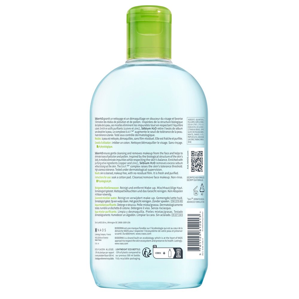 Bioderma Sebium H2o 16.9 fl. oz.(500ml) detail 2
