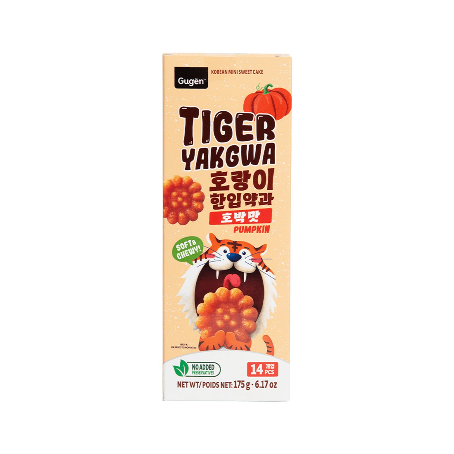 [2flavors] GUGEN Tiger One-Bite Mini Yakgwa 0.88 oz.(25g) x 7ea detail 3