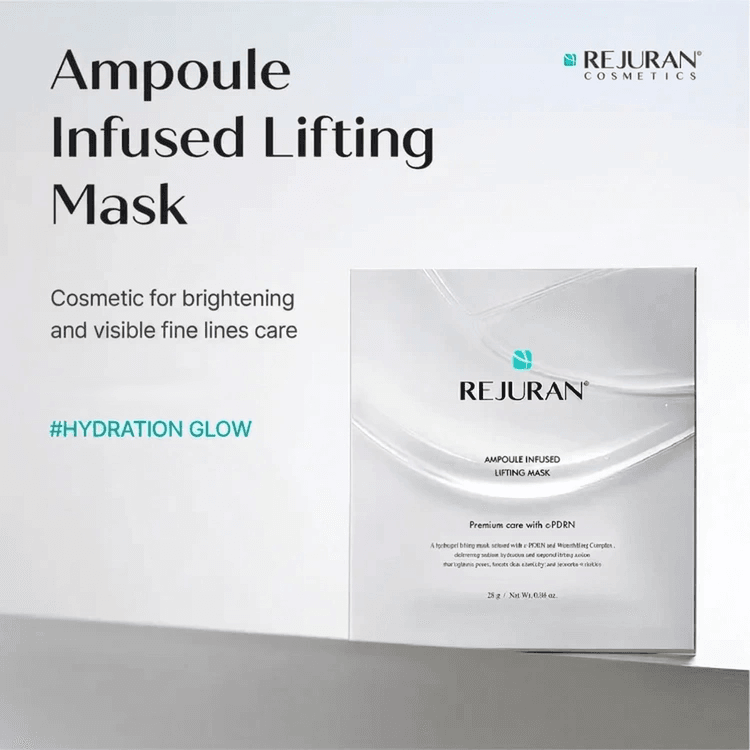 REJURAN Ampoule Infused Lifting Mask 4 Sheets 0.98 oz.(28g) detail 1