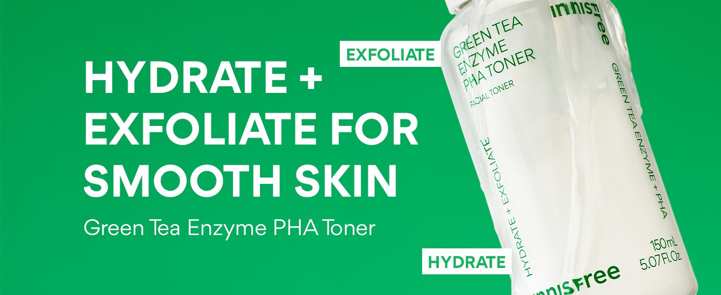 innisfree Green Tea Enzyme PHA Toner 5.07 fl. oz.(150ml) detail 1